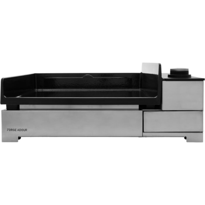 Plancha électrique FORGE ADOUR Premium E45 Inox à poser, 53x40 cm