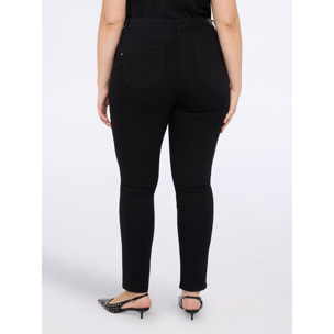 Fiorella Rubino - Jeans skinny lavaggio black - Nero