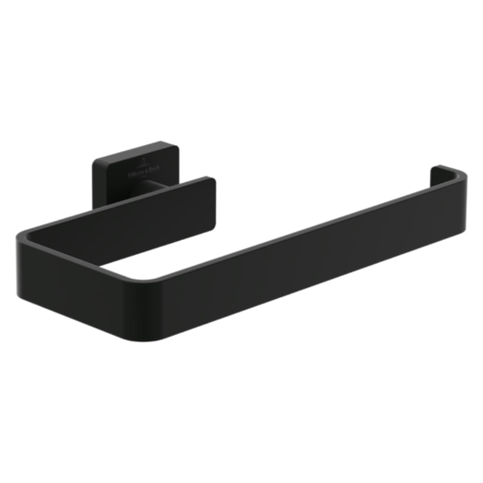 Barre rectangulaire porte-serviettes Elements - Striking Noir Mat