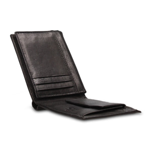 Portafoglio uomo in vera pelle - Modello Erewhon Pro - Casual - 12.5 x 9.0 x 2.0 cm