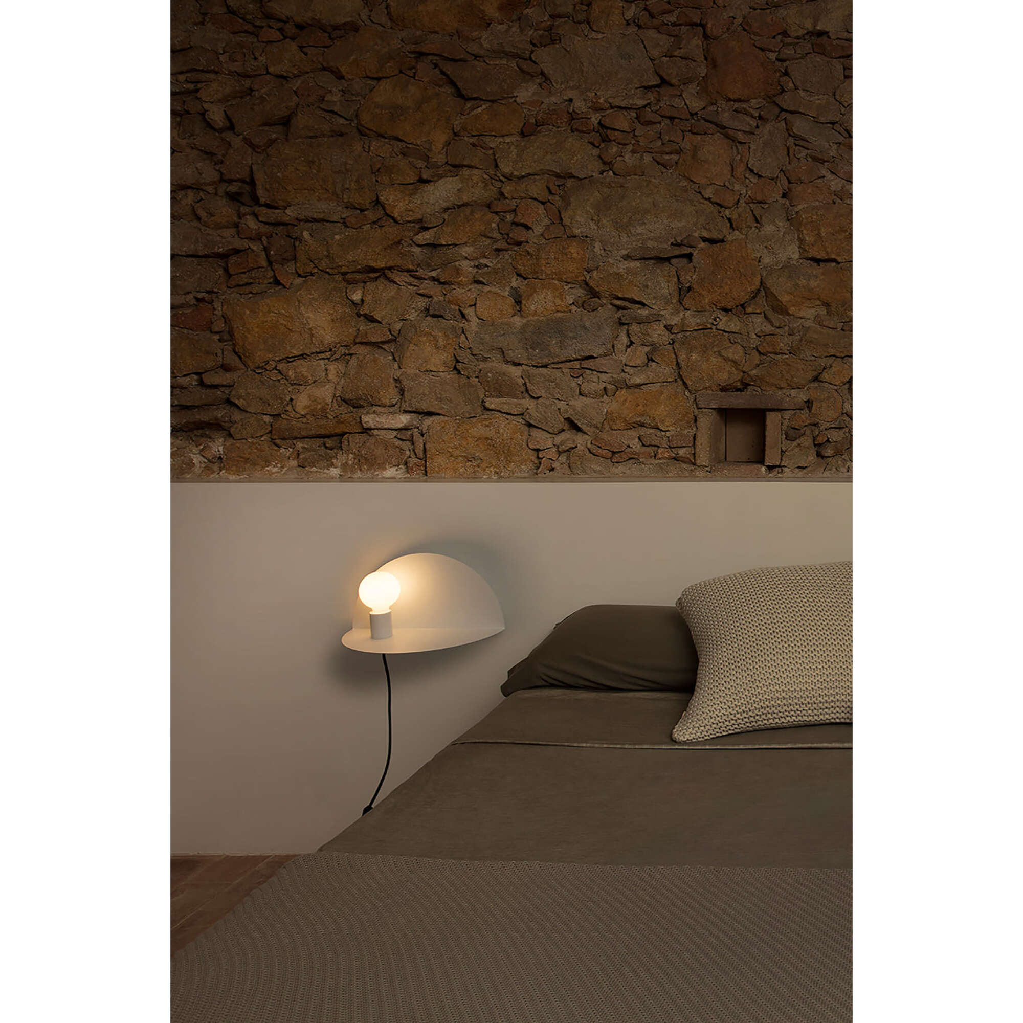 NIT Lampe applique gauche blanche