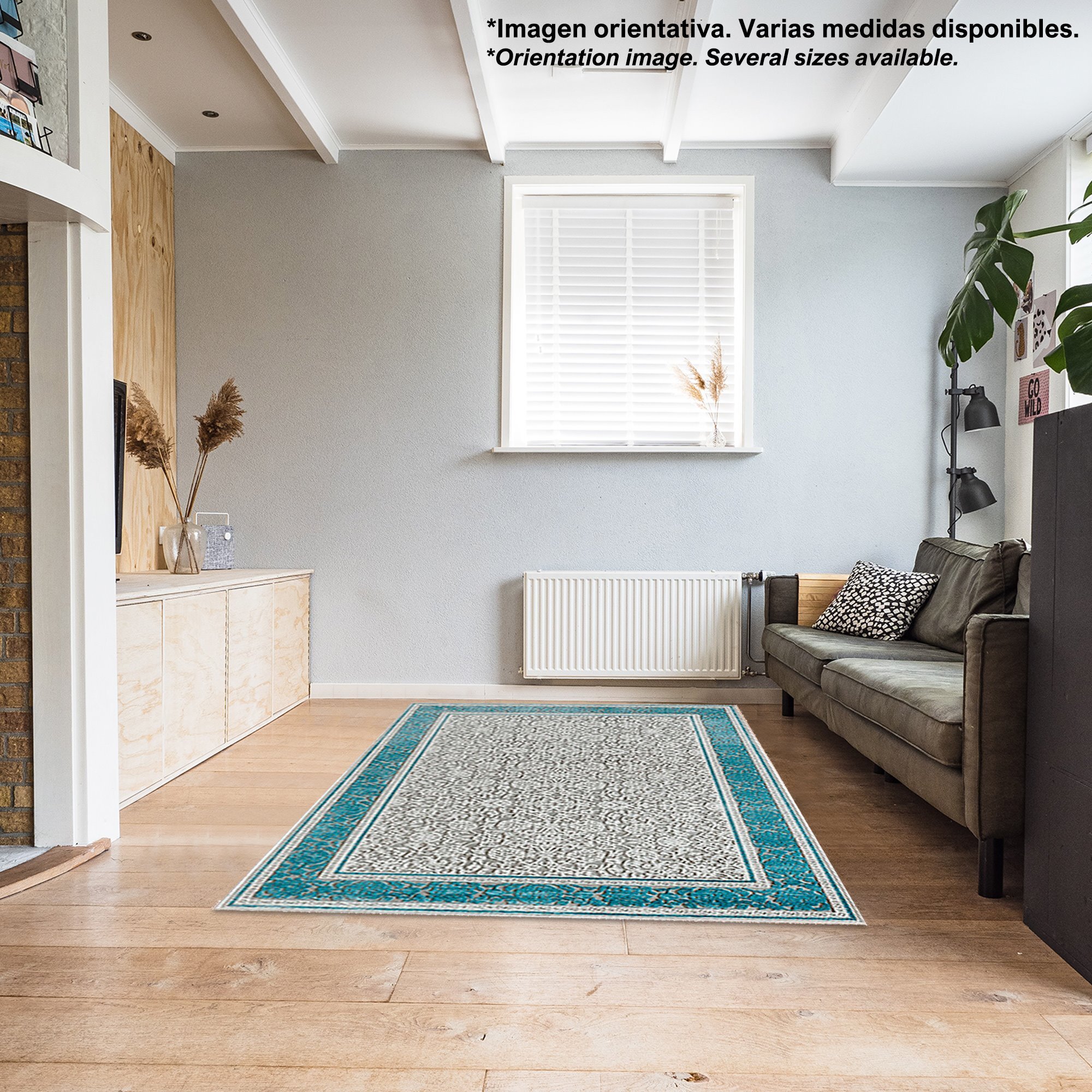 Alfombra de Poliester estampada 100 x 150cm