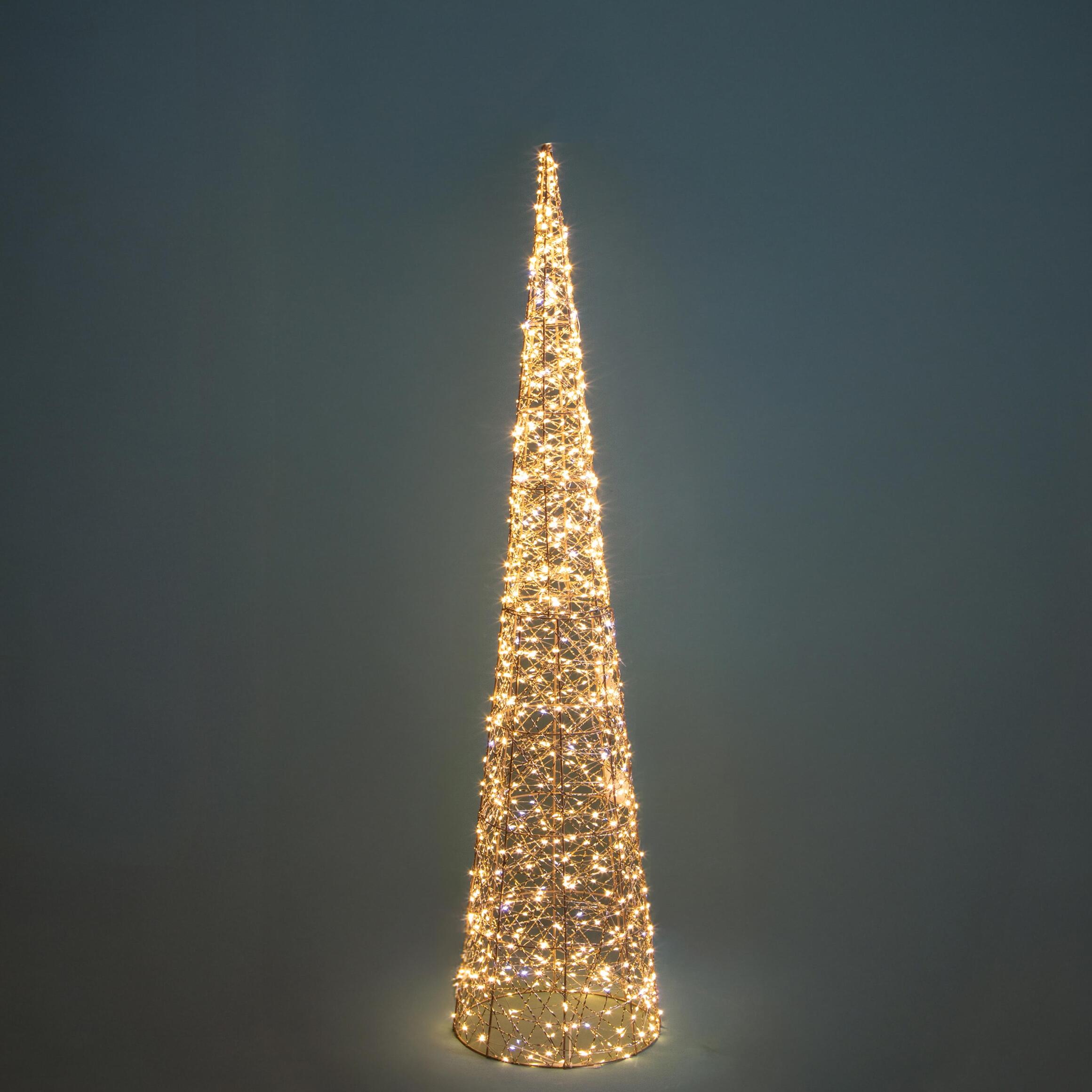 Cono con 600 led 10% flash mov. - Pezzi 1 - ORO - Bianchi Dino SpA