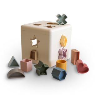 Mushie Cubo Didáctico Fig.Geométricas Solid