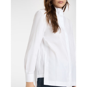 Elena Mirò - Camisa de popelina - Blanco