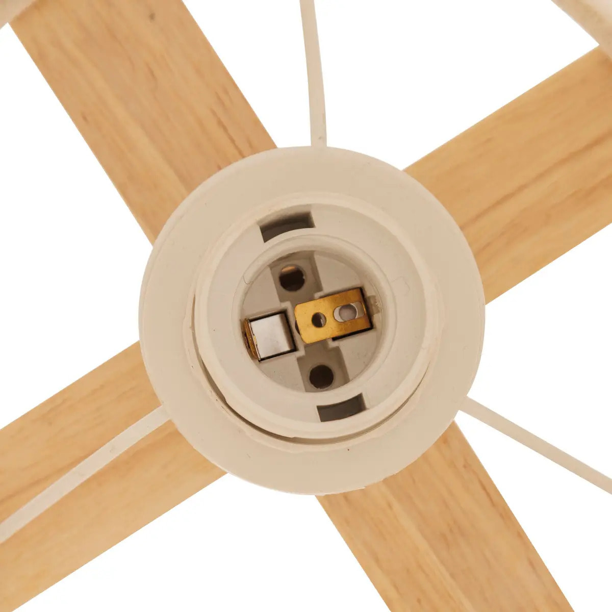 Lampe à poser champignon secteur Rafa beige H37cm