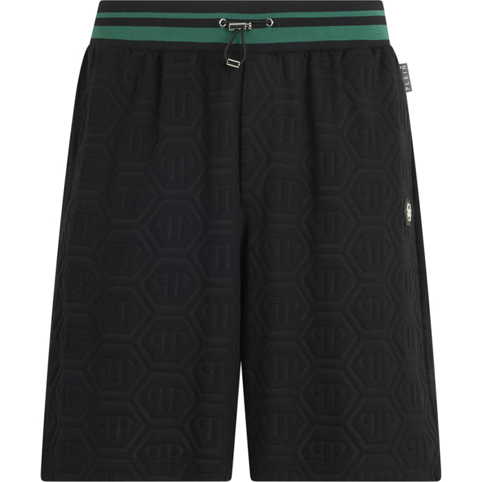 PHILIPP PLEIN Tracksuit Shorts Jacquard Monogram