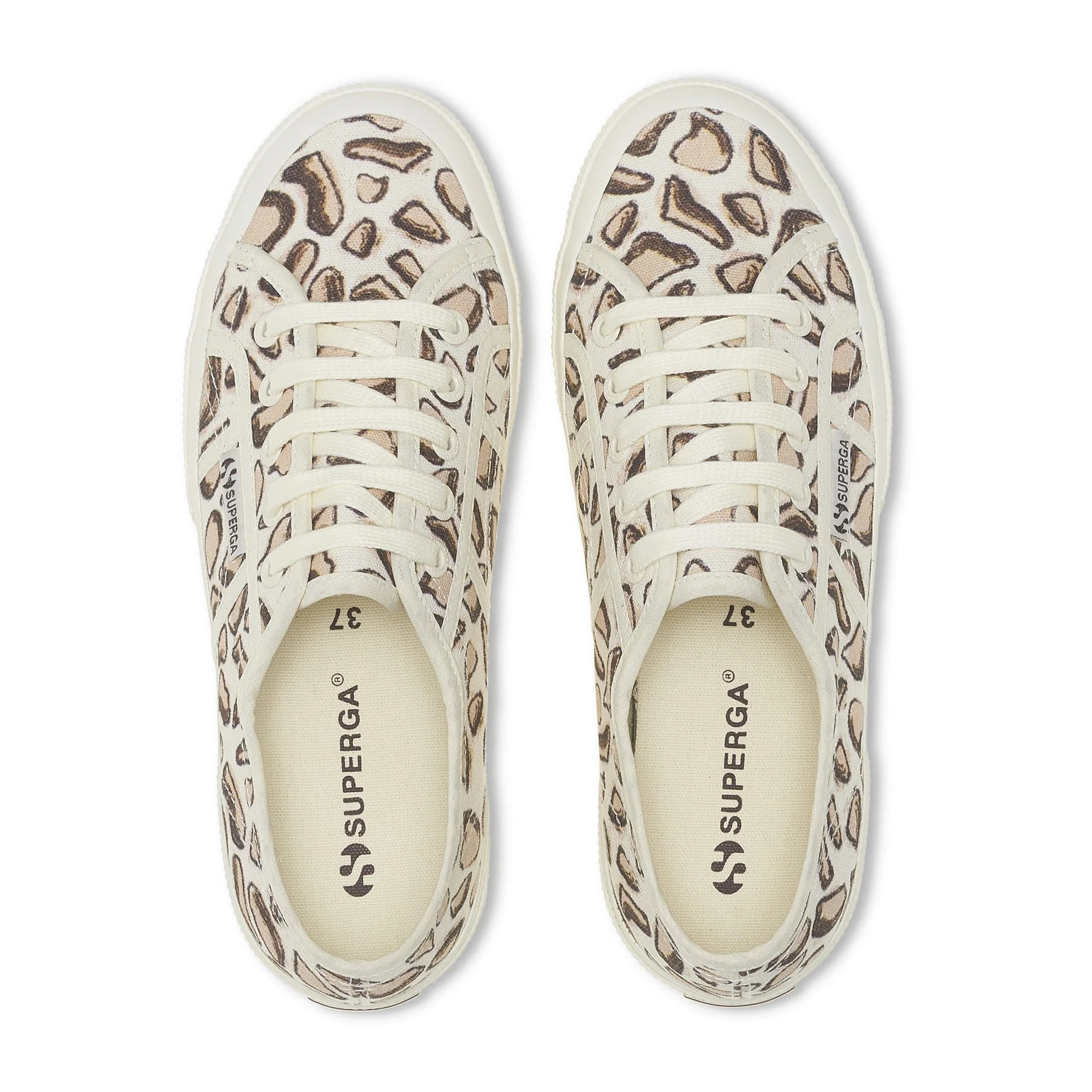Superga - Unisex Beige - 2750 GIRAFFA PRINT