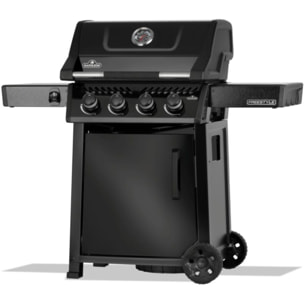 Barbecue gaz NAPOLEON Freestyle 425 Noir, sur chariot,4 brûleurs, surface de cuisson 60 x 45 cm