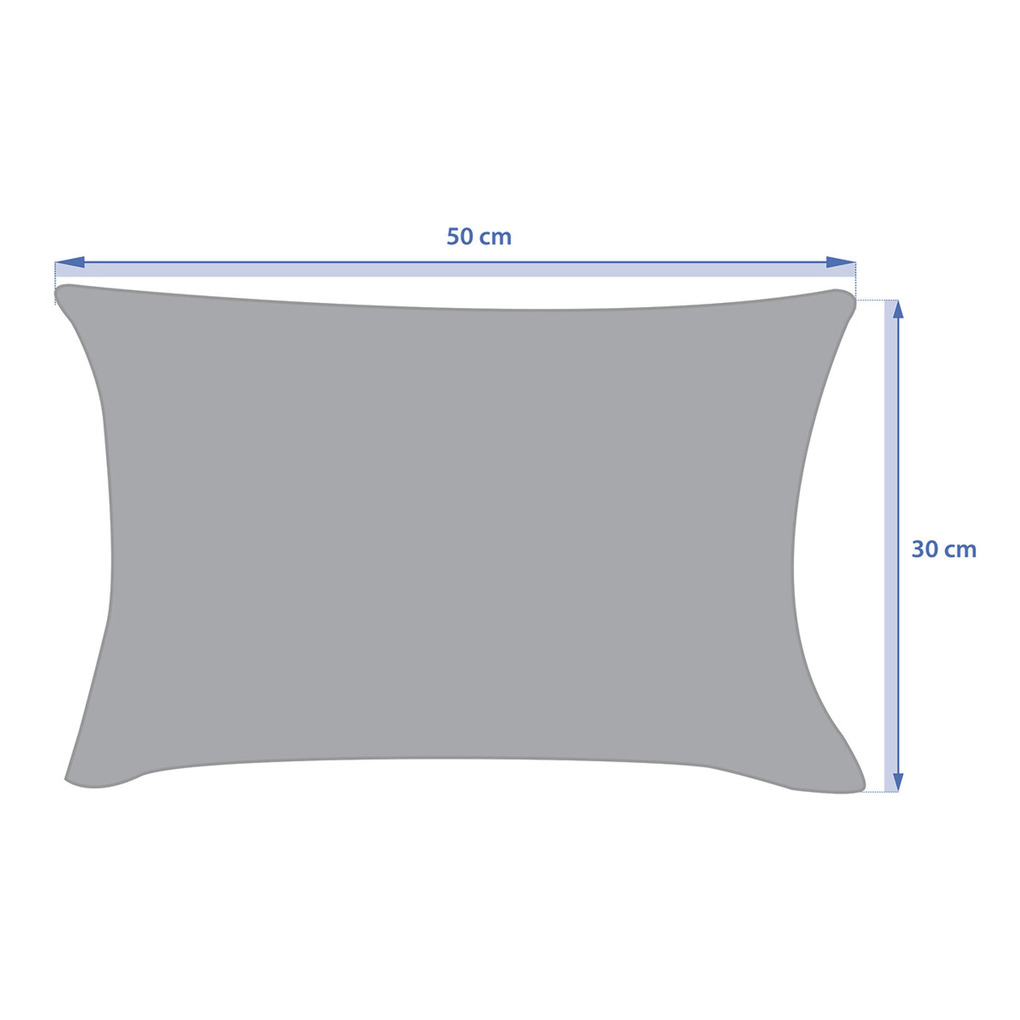 Coussin déco d'extérieur "Maoria" motif tigre 50 x 30cm en polyester