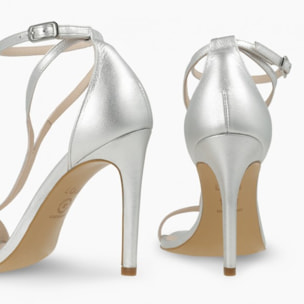 SANDALIAS PLATEADAS WALKER