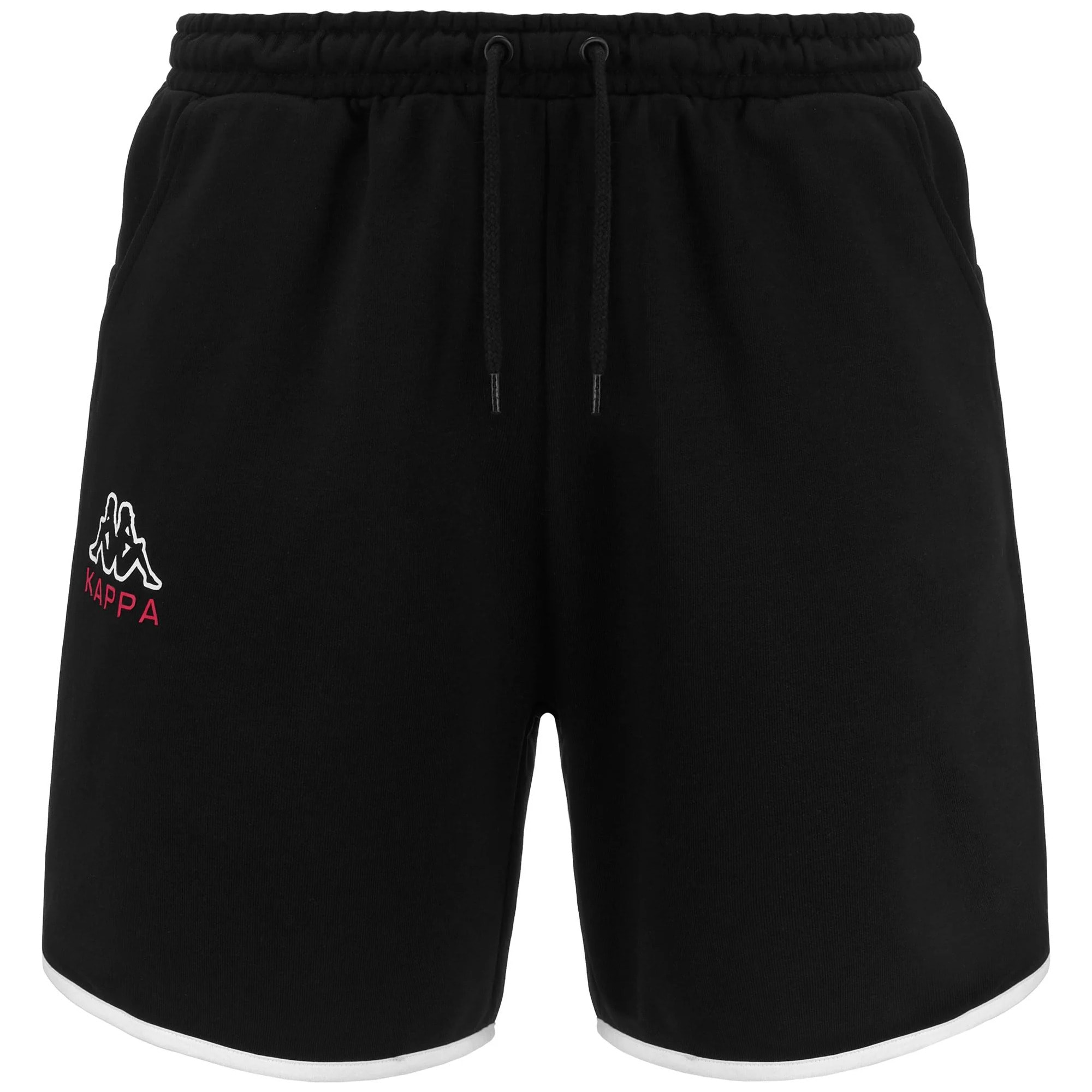 Kappa - Pantalones cortos Hombre Negro - LOGO ELE