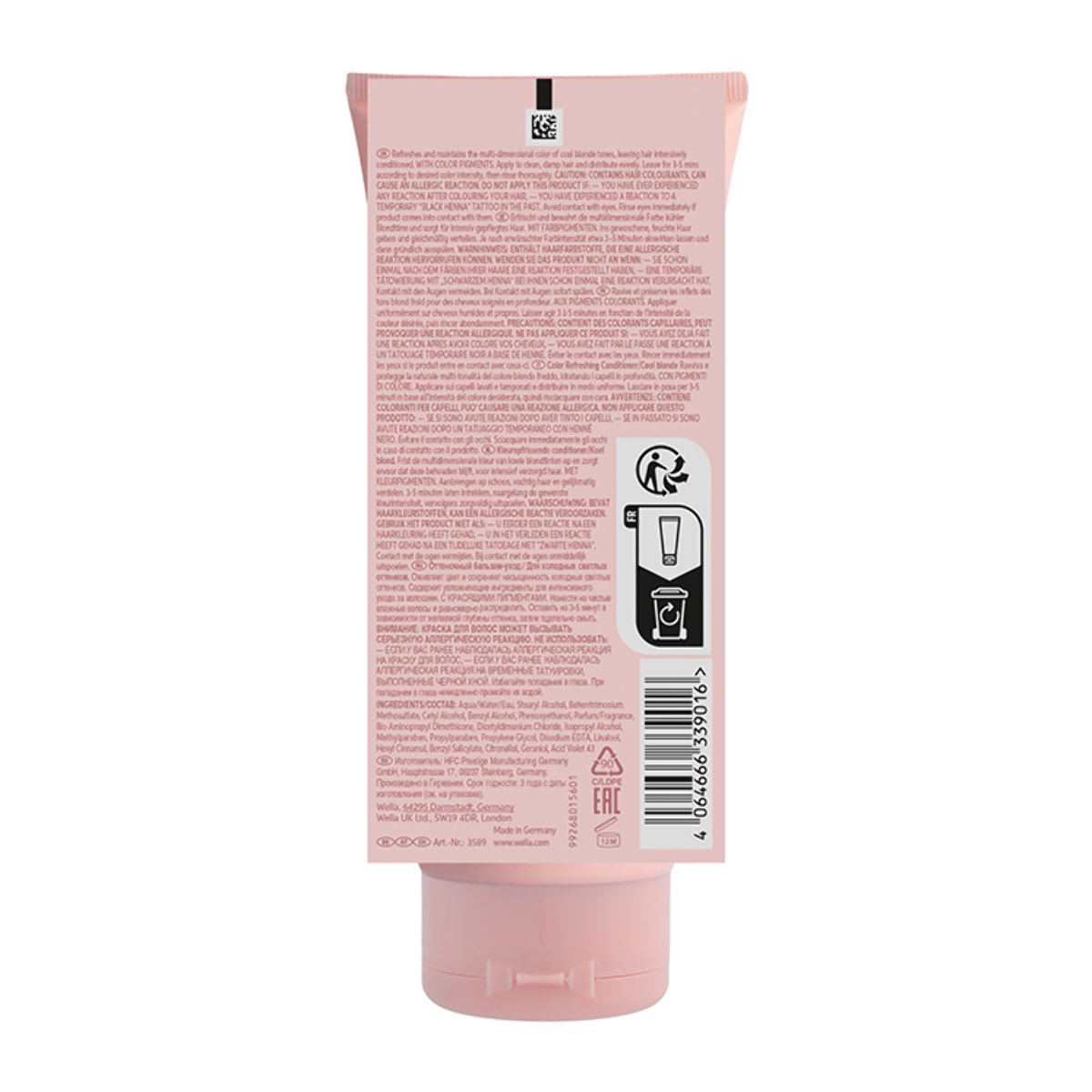 WELLA PROFESSIONALS Invigo Blonde Recharge Conditioner Cool Blonde 200ml