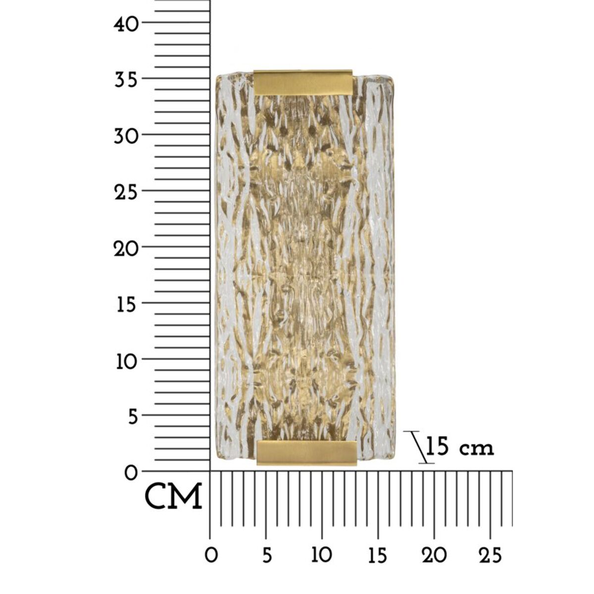 LAMPADA DA MURO OBLIN CM 36X15X10