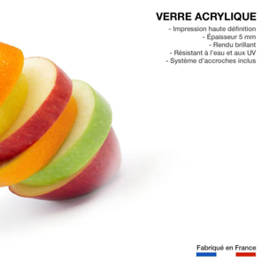 Tableau explosion de fruits Tableau plexiglas