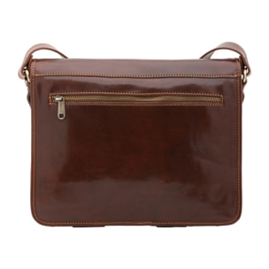 Borsa a tracolla da donna - Modello False - 100% pelle - 35.0 x 27.0 x 14.0 cm