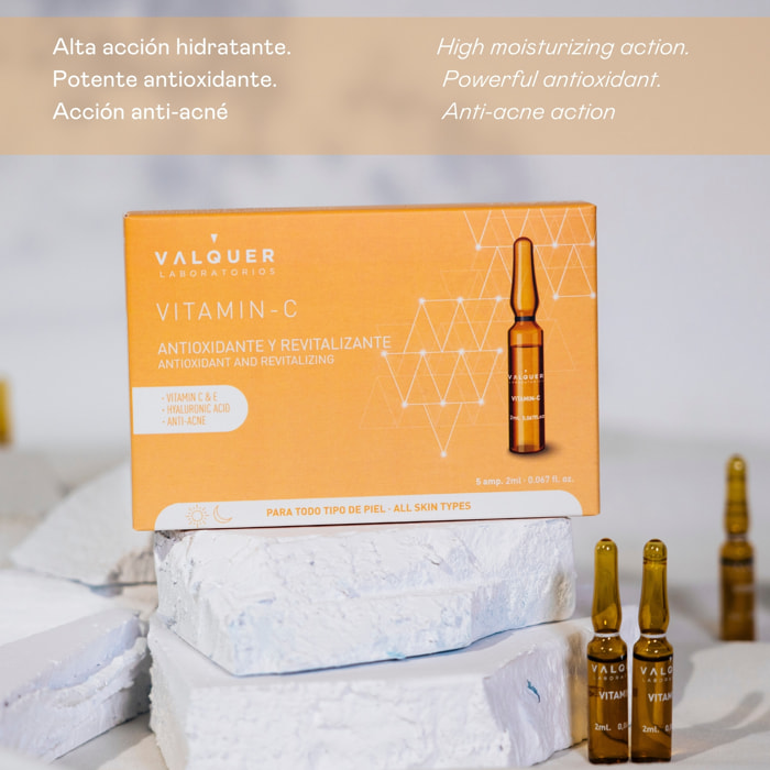 Valquer Ampollas Vitamina C - 5 x 2 ml