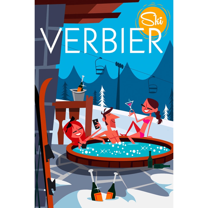 Tableau  verbier Toile imprimée