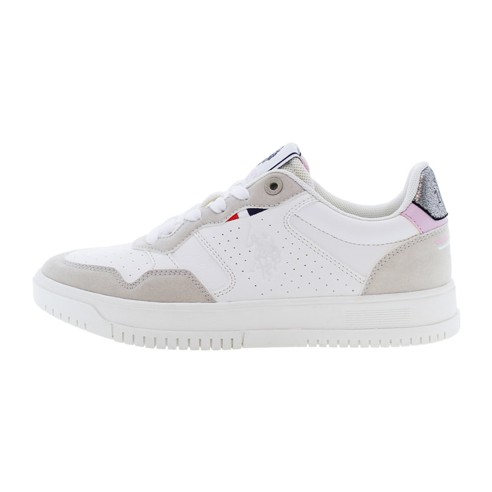 Sneakers U.S. Polo Assn. bianco-beige