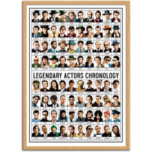 Affiche - Legendary actors chronology - Olivier Bourdereau