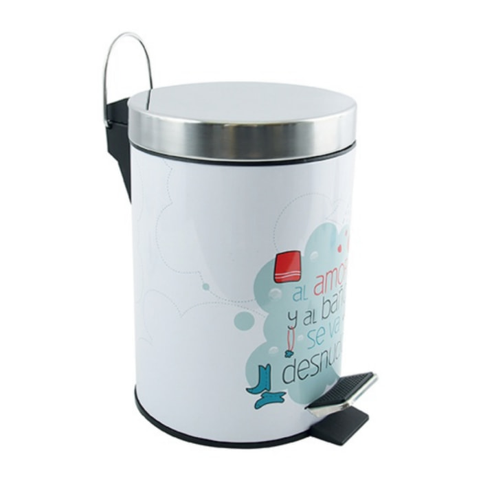 Poubelle à  pédale Inox 3L Bath & Love MSV