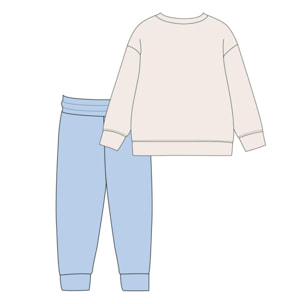 Conjunto cómodo y suave para niños de uso diario "Bluey"