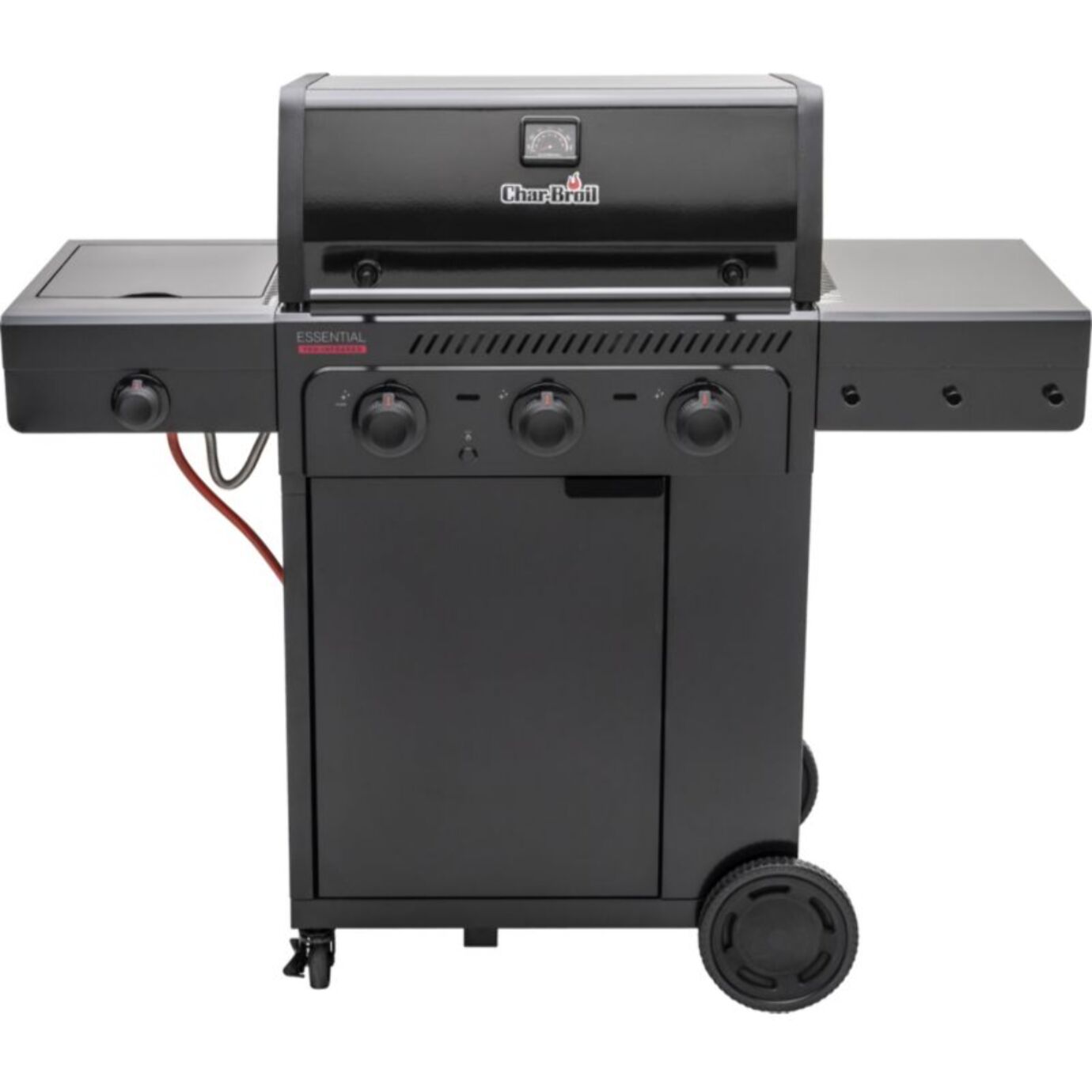 Barbecue gaz CHAR BROIL Essential 3G, sur chariot, 4 brûleurs dont 1 latéral, surface de cuisson 64 x 45 cm