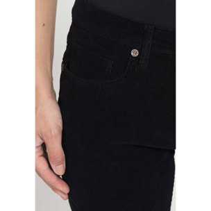 PANTALONE 5 TASCHE MOD. 752 IN VELLUTO STRETCH