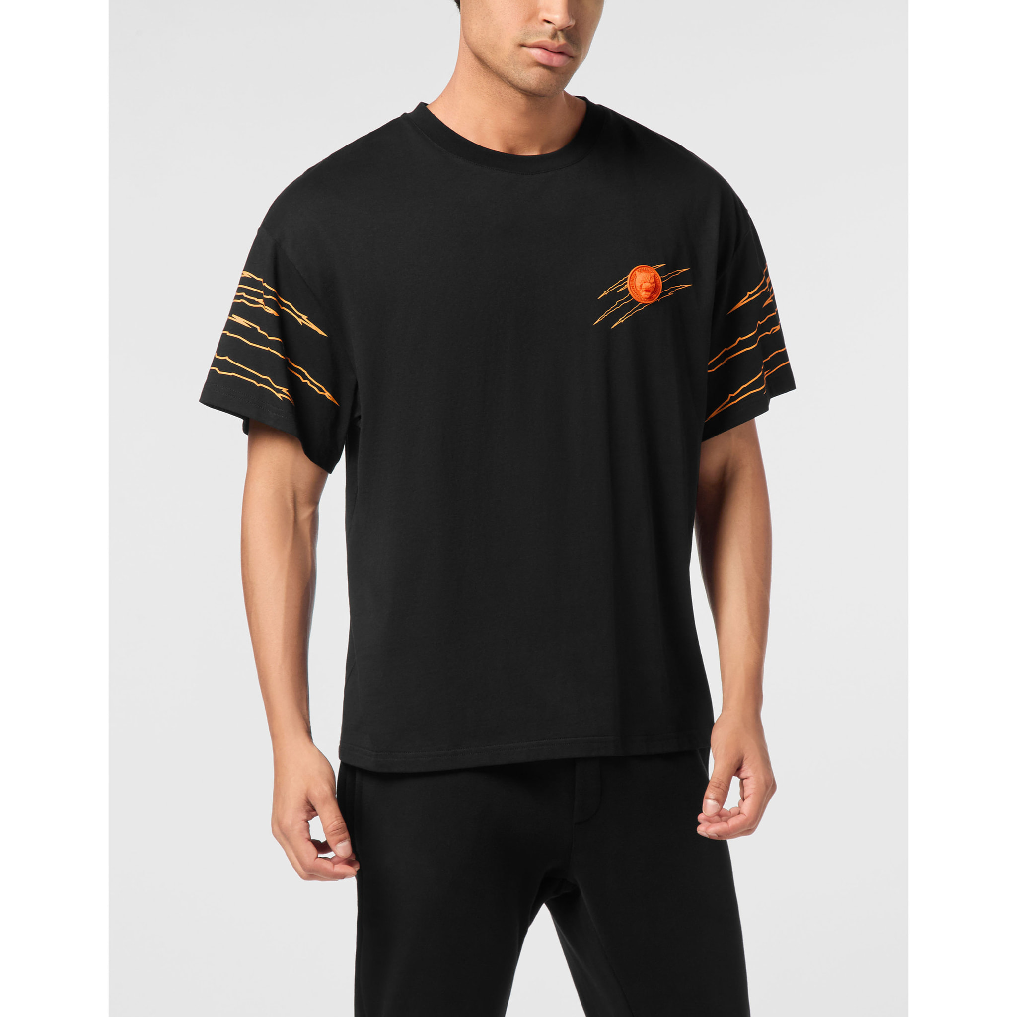 PLEIN SPORT Maglietta girocollo Ss SCRATCH