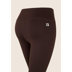 Leggings Sportivi 7/8 Total Black con Vita Alta