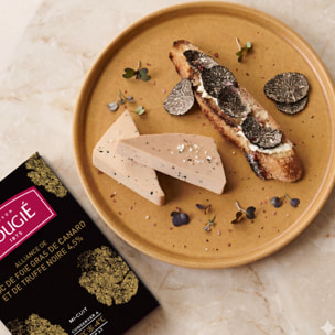 Lot de 2 alliance de bloc de foie gras à la truffe noire 4,5% - 160g x 2