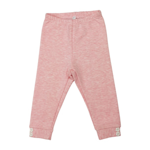 LEGGINGS FELPA ROSA MELANGE