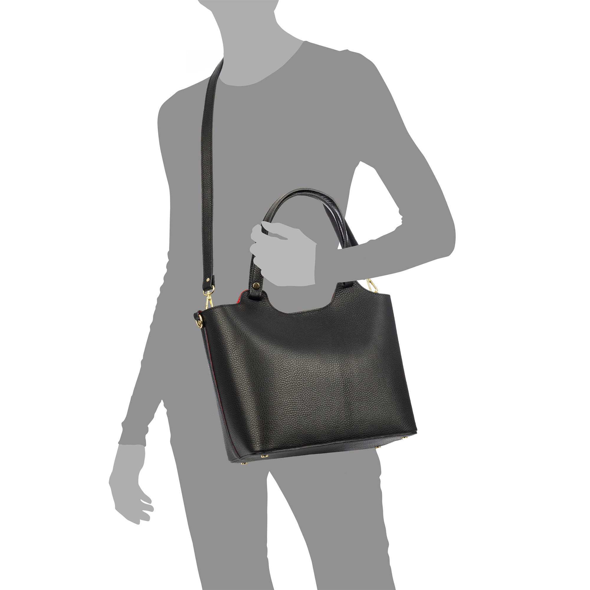 Borsa shopper Avolasca donna. Dollaro in vera pelle