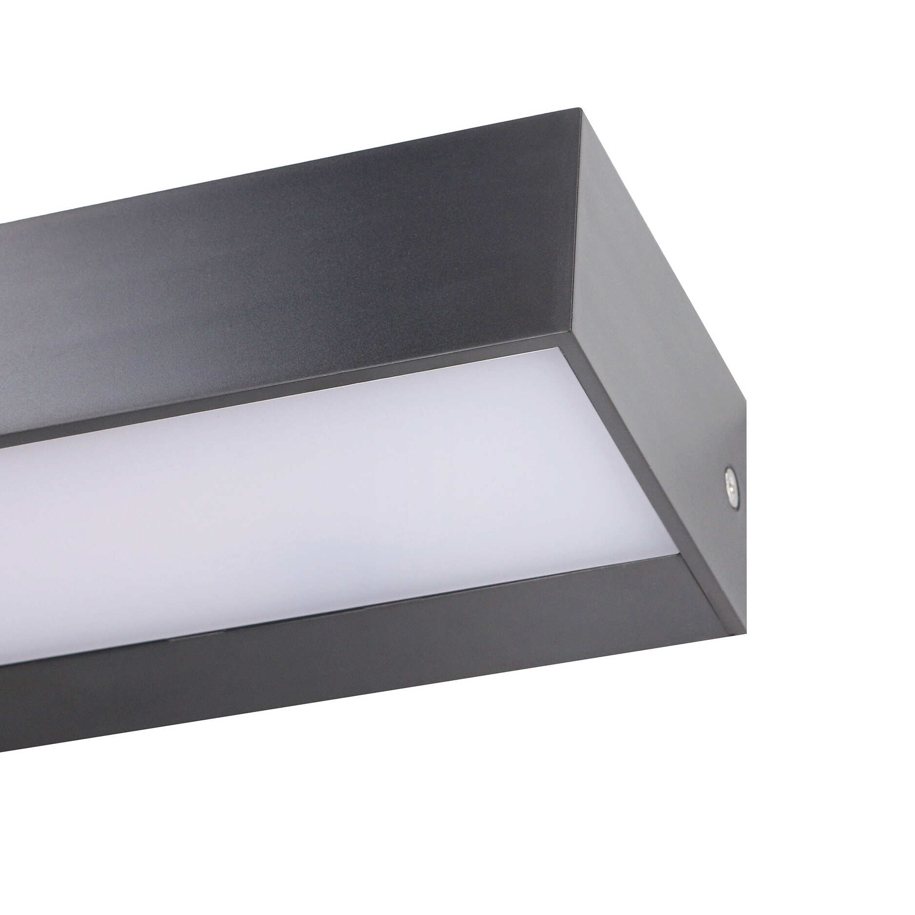 Ara Small aplique exterior empotrable de paret con luz led blanco calido 3000K en color gris urbano