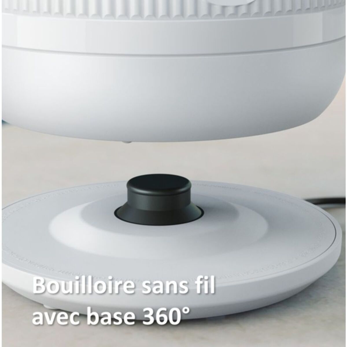Bouilloire PHILIPS HD9411/00 Bouilloire électrique blanche Série 3000 1.7L, 2200W