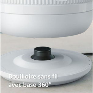 Bouilloire PHILIPS HD9411/00 Bouilloire électrique blanche Série 3000 1.7L, 2200W