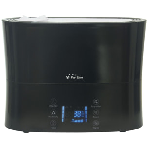 Humidificateur à ultrasons à vapeur chaude ou tiède pour 35 m²