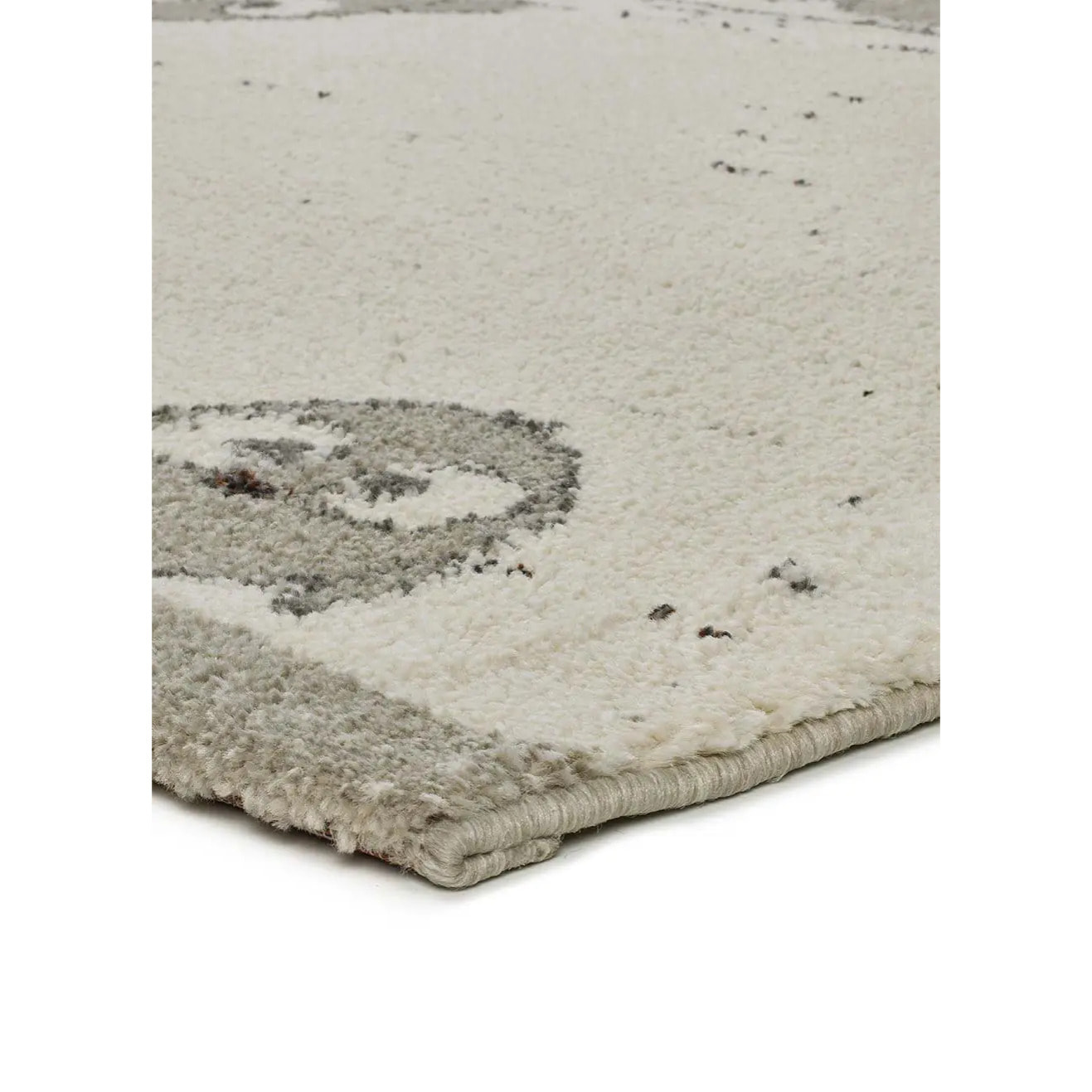 CRANBERRY Alfombra infantil pajaritos blanco, 120x170 cm.