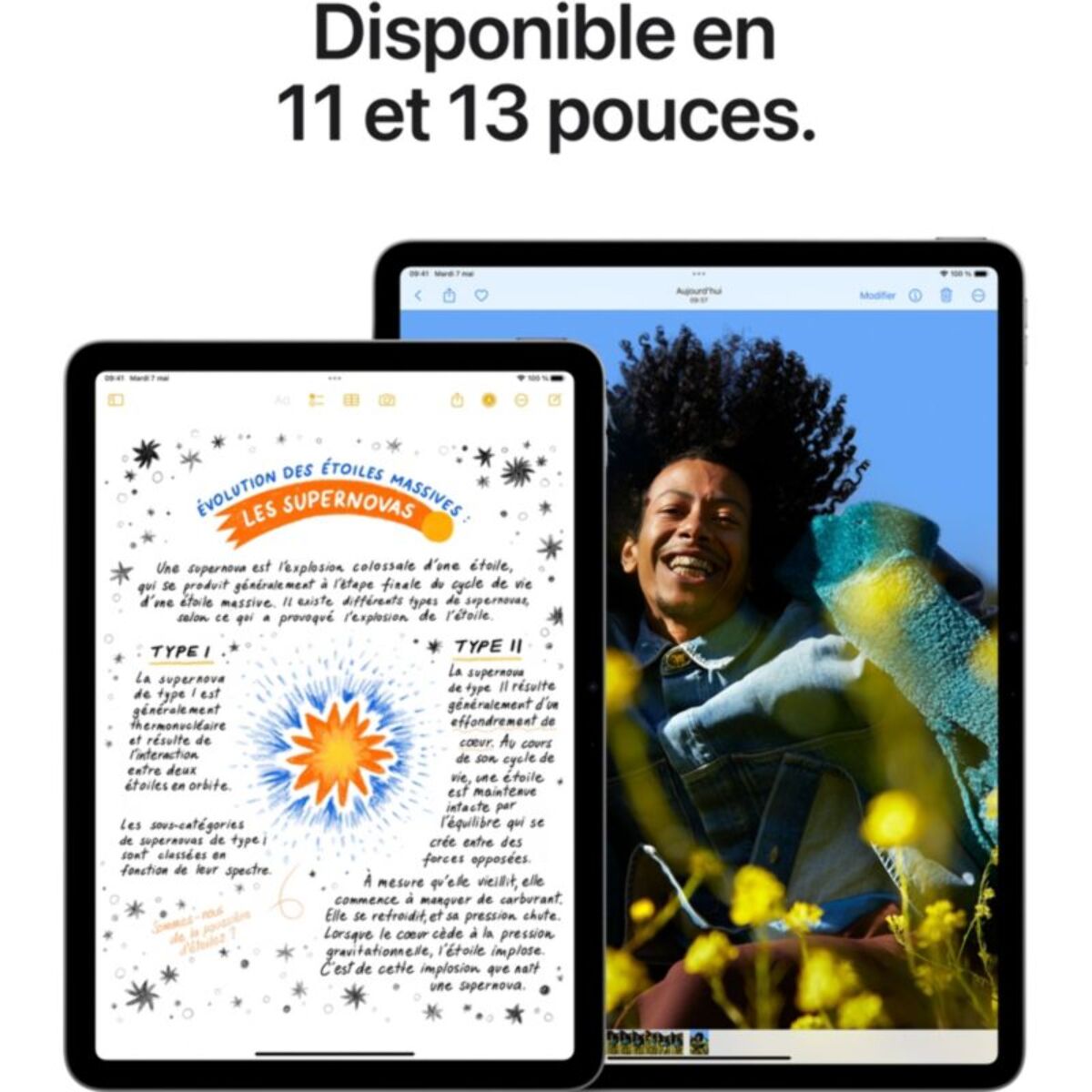 Tablette Apple IPAD Air 11 Lumière Stellaire 128Go Wifi 2024