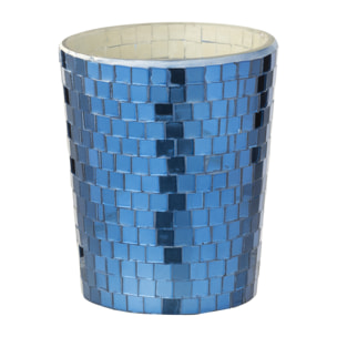 J-Line bougie parfumée Miroir - Moon Water & Sage - verre - bleu