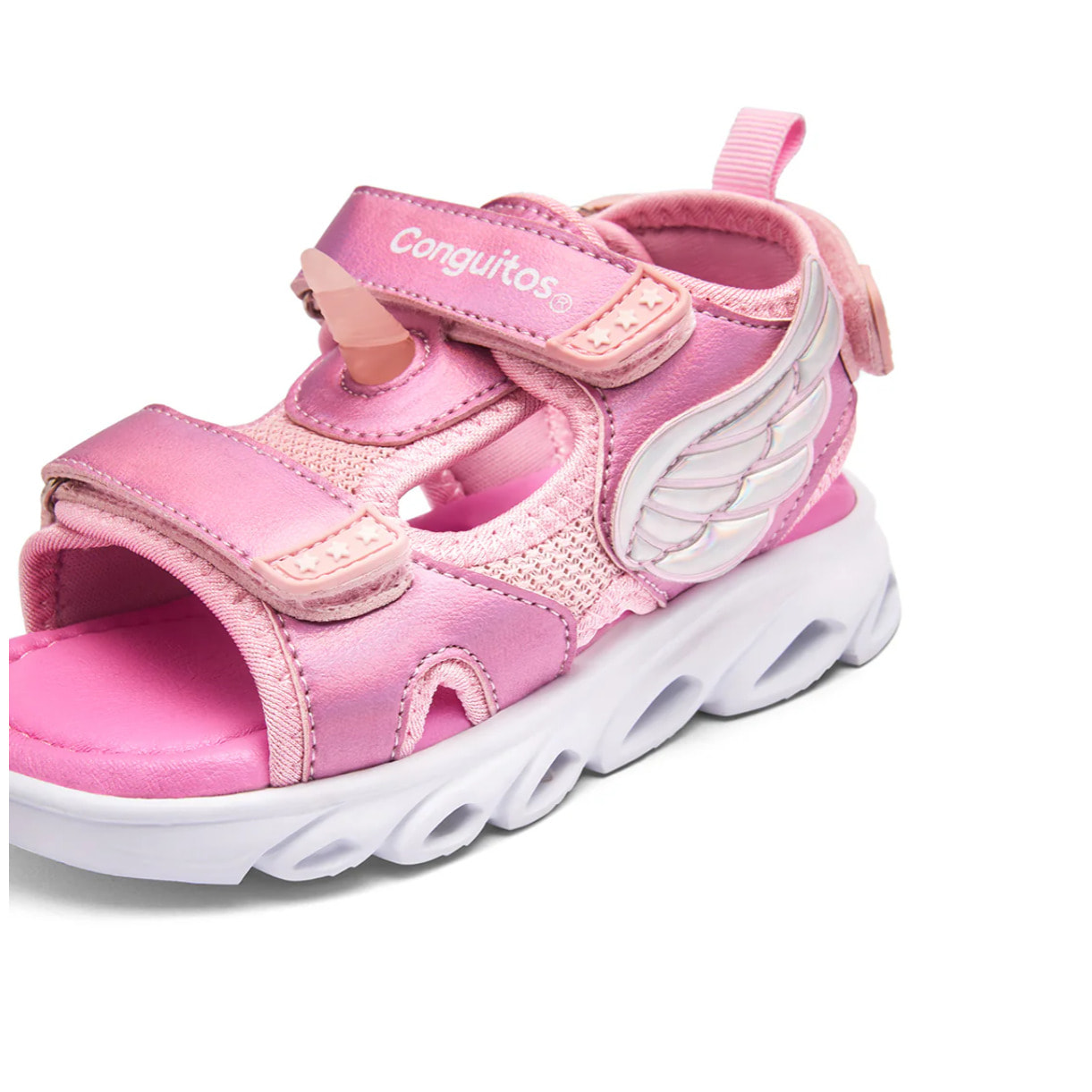 Sandalias Pink Wings de Niña Con Detalles de Unicornio