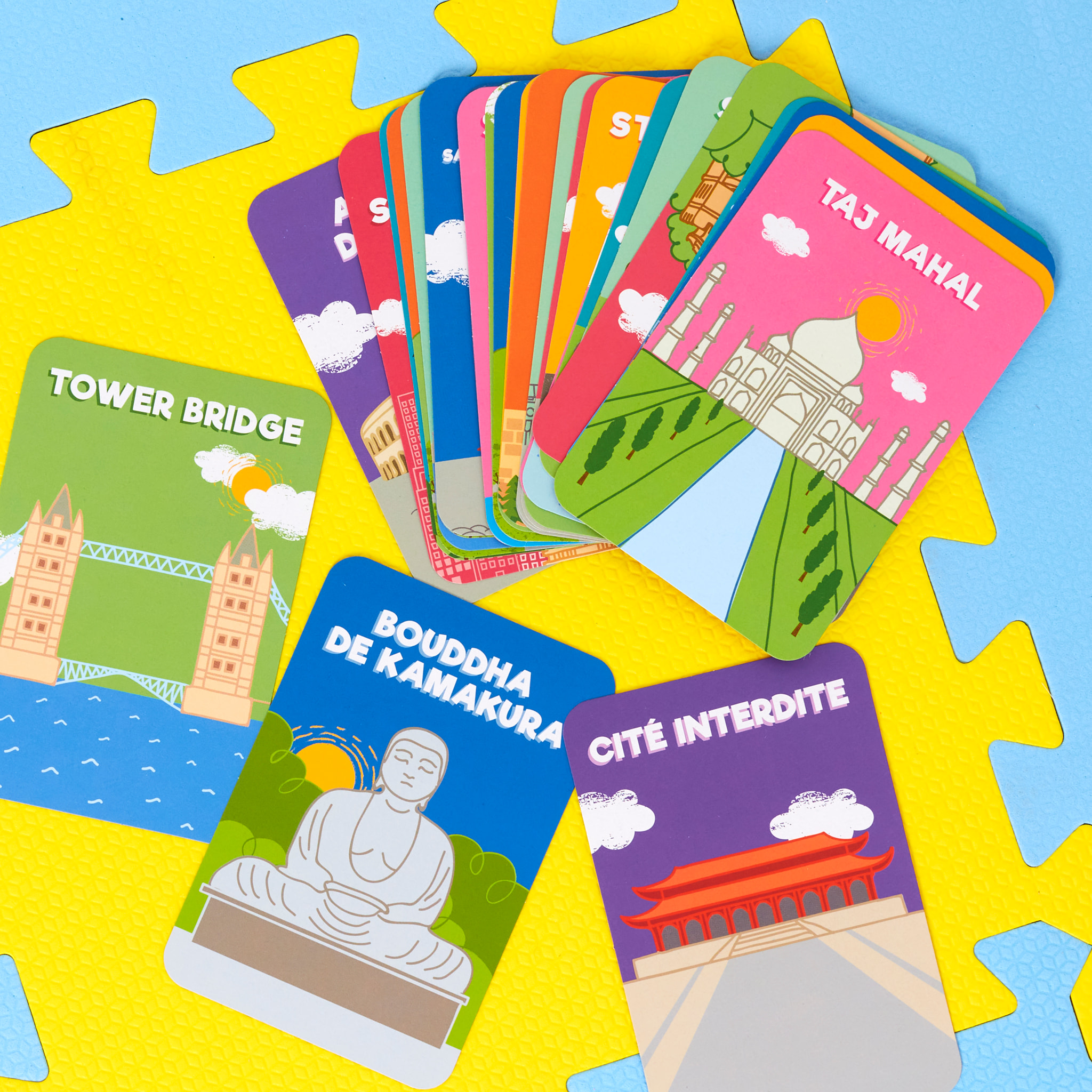 CARTE EDUCATIVE J APPRENDS LES MONUMENTS X30