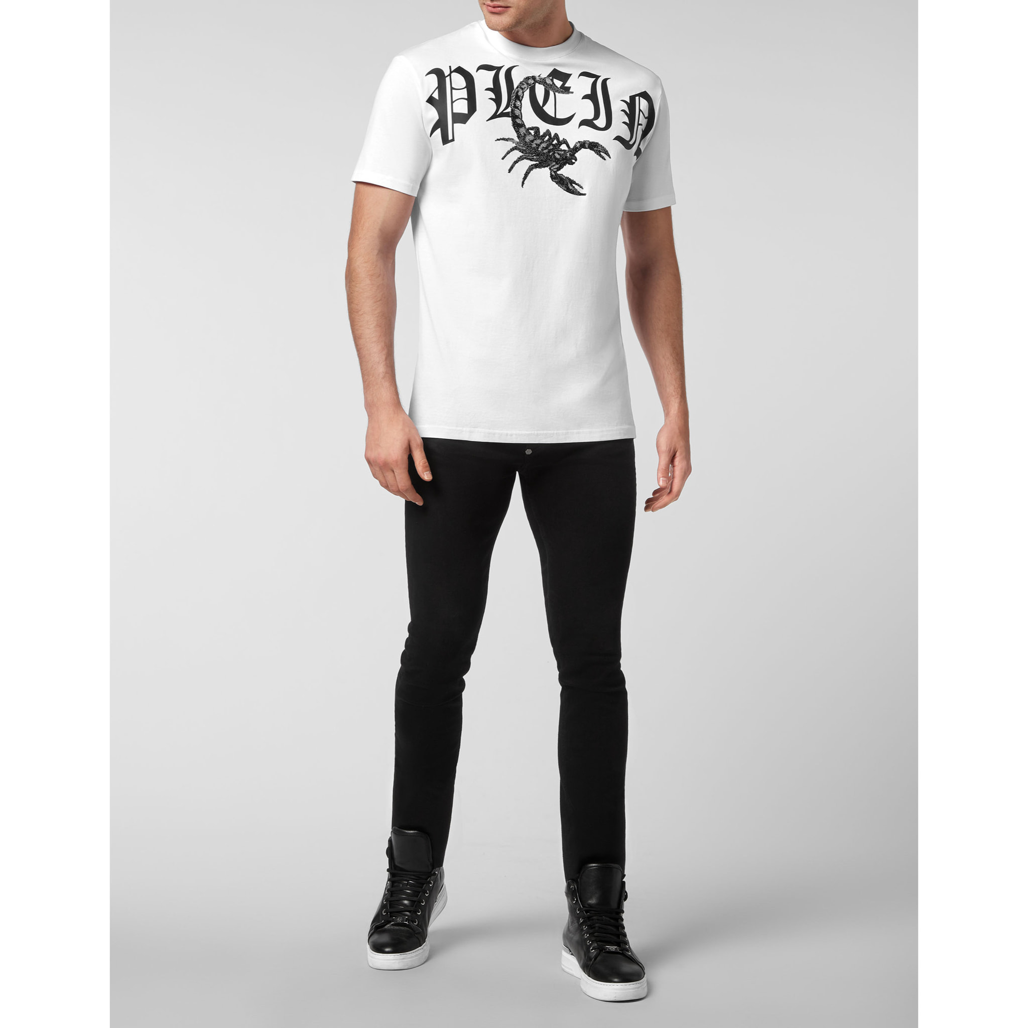 PHILIPP PLEIN T-Shirt Round Neck SCORPION