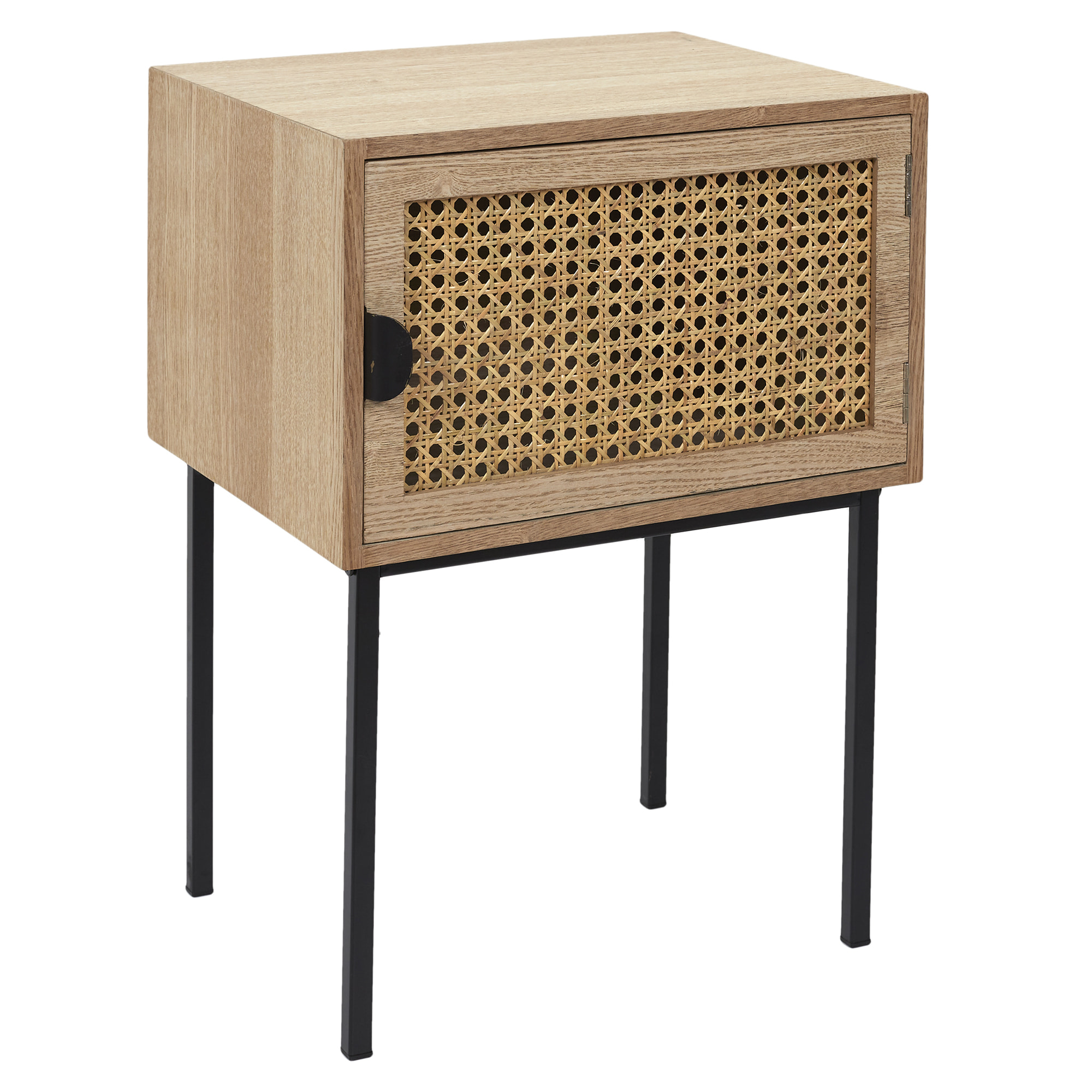 Chevet Cannage 1 Porte Bois