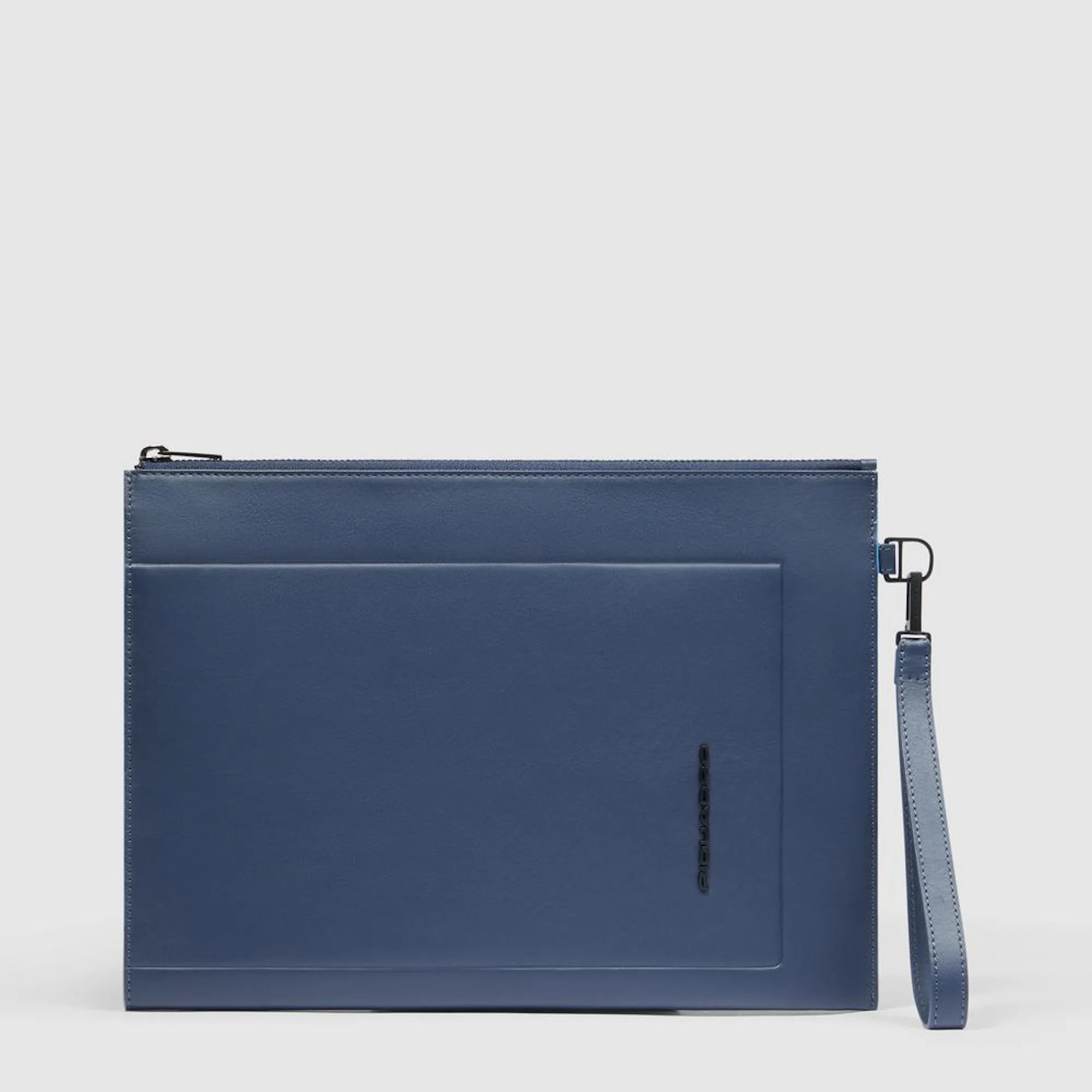 Piquadro Pochette porta iPad®Pro 11 in pelle con tasche per AirPods® e Piquadro Smart Tracker