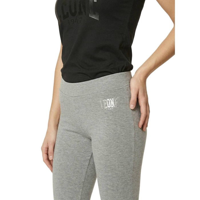Leggings da donna in cotone elasticizzato Leone Basic