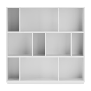 Estantería librería Nack melamina blanco 117x119x32 cm