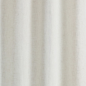 Rideau en poly-lin à oeillet - Naturel