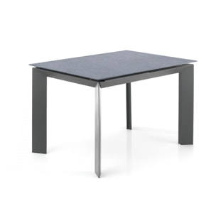 Tomasucci Table extensible BLADE 120 - PIERRE Gris