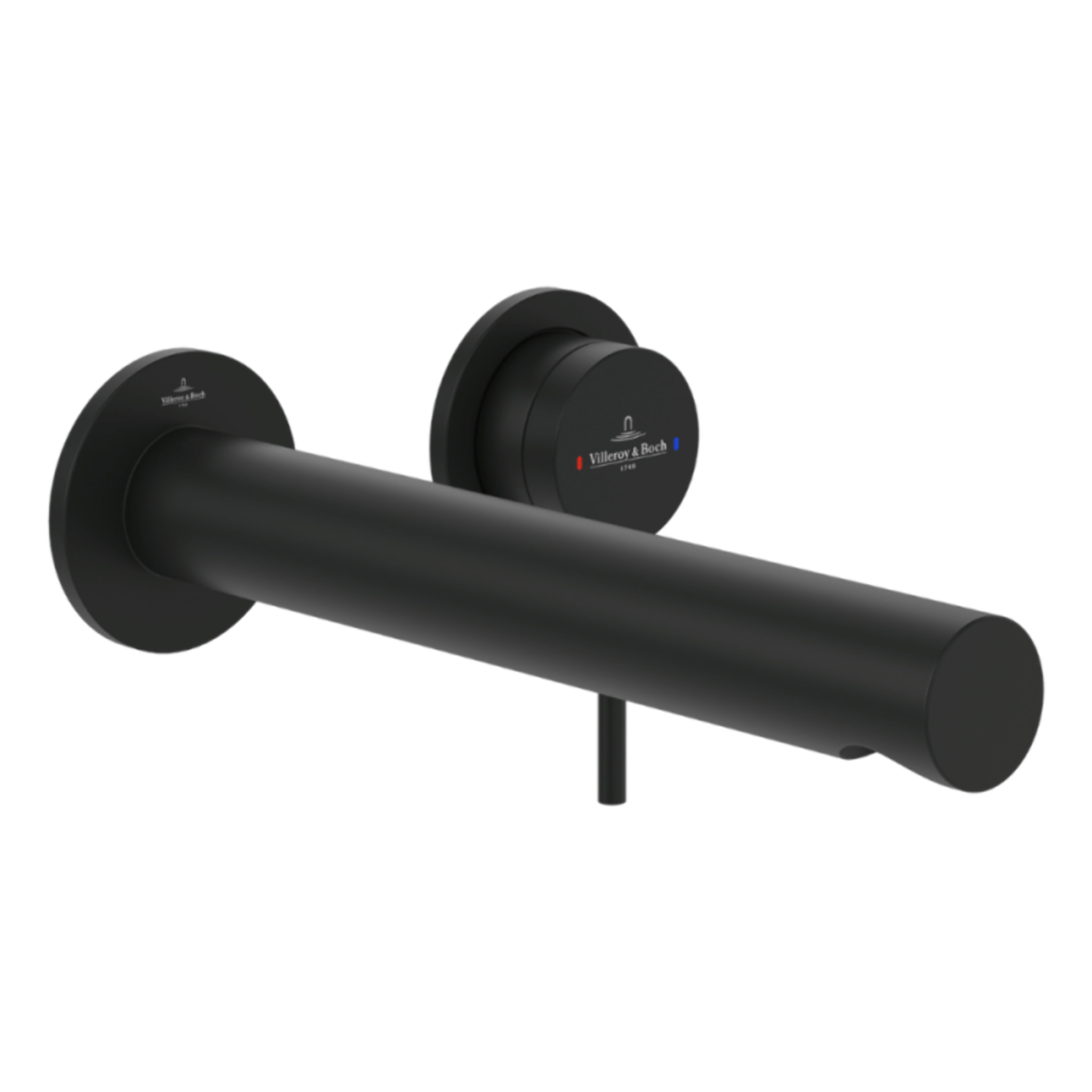 Mitigeur lavabo mural Loop & Friends noir mat